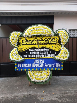 Papan Bunga Duka di Ikua Koto Dibalai